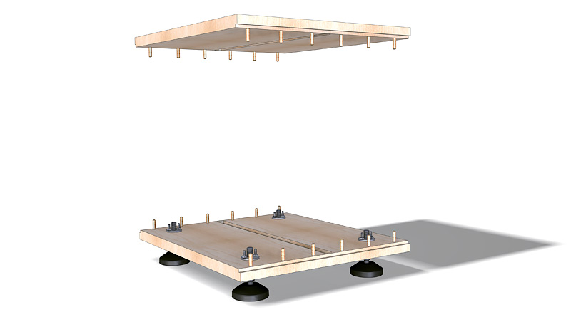 Top and Bottom panels - Vandermill-Audio